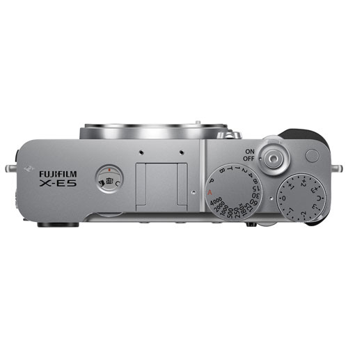 Fujifilm X-E5 Mirrorless Camera (Body Only) - Silver