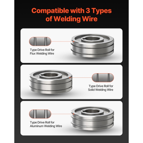 VEVOR 200Amp Spool Gun with 20FT Cable, Compatible with Hobart lronMan 240 Mig Welders, Suitable for 0.030" and 0.035" Flux Core/Solid/Aluminum