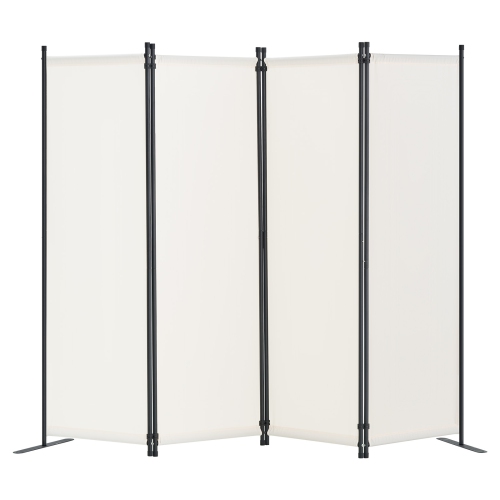 VEVOR Room Divider, 4 Panel Room Dividers and Folding Privacy Screens, Fabric Partition Room Dividers for Office, Bedroom, Dining Room, Study,