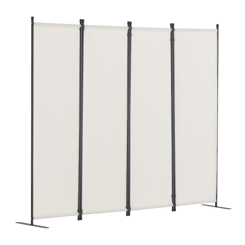 VEVOR Room Divider, 4 Panel Room Dividers and Folding Privacy Screens, Fabric Partition Room Dividers for Office, Bedroom, Dining Room, Study,