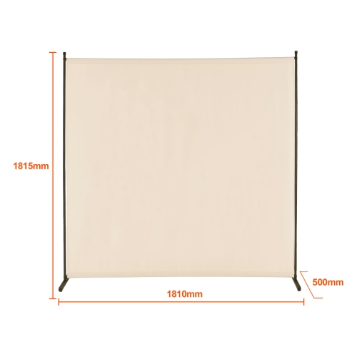 VEVOR Room Divider, Single Panel Room Divider, 6FT Privacy Screen Indoor, Partition Divider for Room Separation, Freestanding Room Divider Panel for