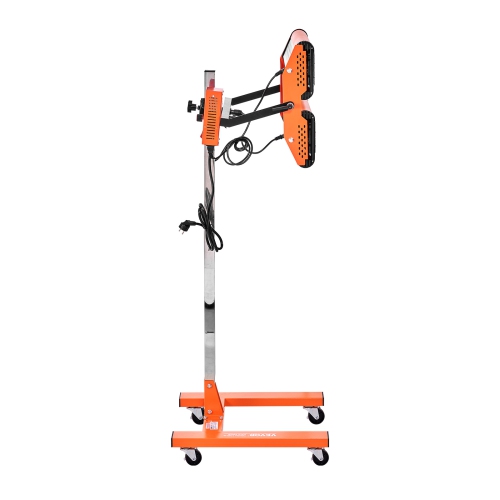 VEVOR 2200W 1-60 min Timing Infrared Curing Lamp, Auto Heating Car Curing Light with Bracket, 5.17 sq.ft Baking Area Spray Baking Booth Heaters,