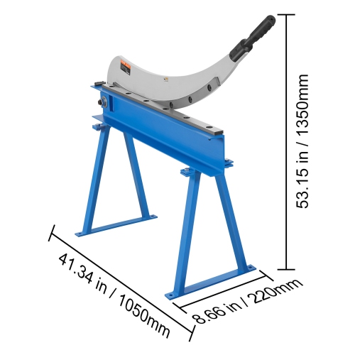 VEVOR 32" Manual Hand Plate Shear for Metal Sheet Processing, Benchtop Cutter with Q235 Material, for Crafts Thick Steel Crafting, Heavy Duty Roll
