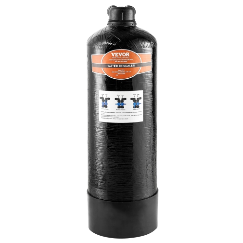 VEVOR 600,000 Gallon Whole House Salt Free Descaler, Water Filter for City Water, Whole House Water Descaler for All Kinds of Plumbing Pipes,1" NPT &