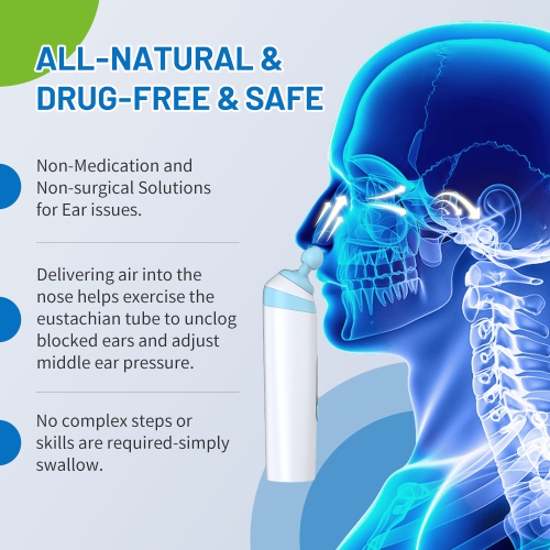 Dispositif de soulagement électrique de la pression auditive pour équilibrer la pression auditive et soulager les acouphènes