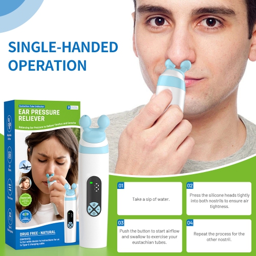 Dispositif de soulagement électrique de la pression auditive pour équilibrer la pression auditive et soulager les acouphènes