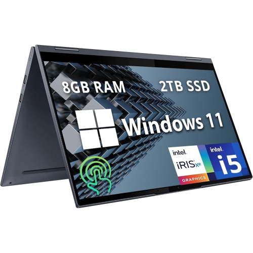 Open Box - Lenovo Yoga 7i 2-in-1 15.6" FHD Touchscreen Laptop, Intel i5-1135G7, 2TB SSD, 8GB RAM, Intel Iris Xe Graphics, Backlit Keyboard, Finger