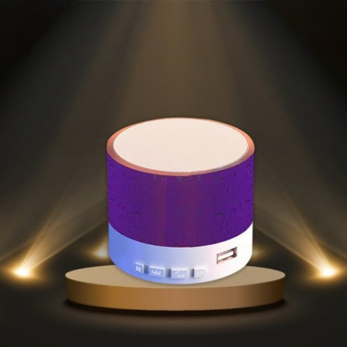 Outdoor magic Bluetooth speaker | Portable subwoofer | Cracked RGB atmosphere light | Wireless party cannon "purple version"