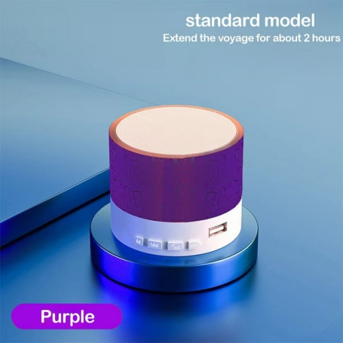 Outdoor magic Bluetooth speaker | Portable subwoofer | Cracked RGB atmosphere light | Wireless party cannon "purple version"