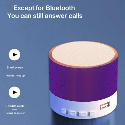 Outdoor magic Bluetooth speaker | Portable subwoofer | Cracked RGB atmosphere light | Wireless party cannon "purple version"