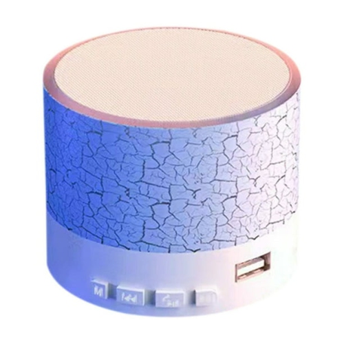 Outdoor waterproof Bluetooth speaker | Portable subwoofer | Cracked dynamic lighting effect | Wireless mini party speaker "blue version"
