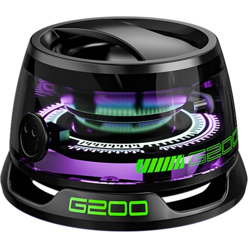 Haut-parleur Bluetooth magnétique multifonction G200, mini haut-parleur sans fil 5&nbsp;W avec Bluetooth 5,3, éclairage RVB, longue durée, support