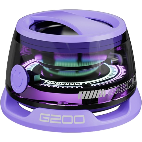 Haut-parleur Bluetooth magnétique multifonction G200, mini haut-parleur sans fil 5&nbsp;W avec Bluetooth 5,3, éclairage RVB, longue durée, support de