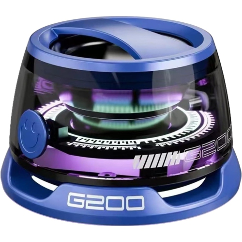 Haut-parleur Bluetooth magnétique multifonction G200, mini haut-parleur sans fil 5&nbsp;W avec Bluetooth 5,3, éclairage RVB, longue durée, support