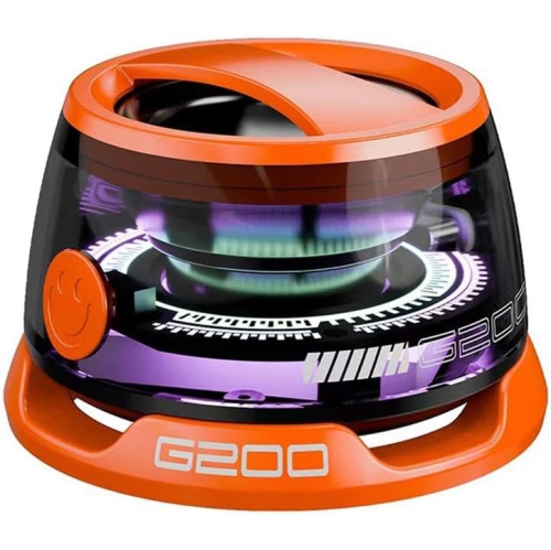 Haut-parleur Bluetooth magnétique multifonction G200, mini haut-parleur sans fil 5&nbsp;W avec Bluetooth 5,3, éclairage RVB, longue durée, support de