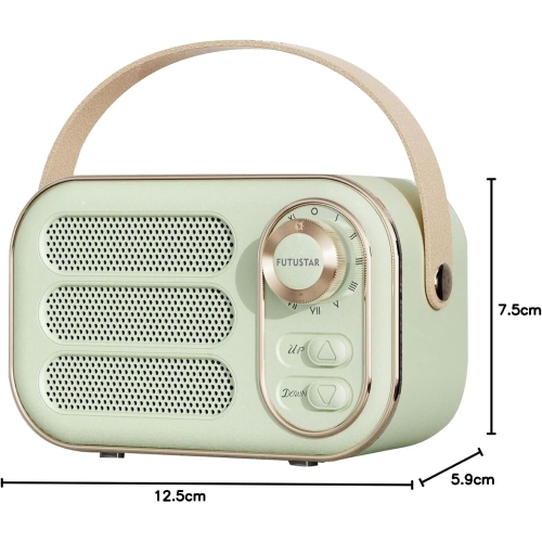 Mini Bluetooth speaker, retro, long battery life, home retro, portable mini, card-inserted speaker, high-value, wireless, car subwoofer