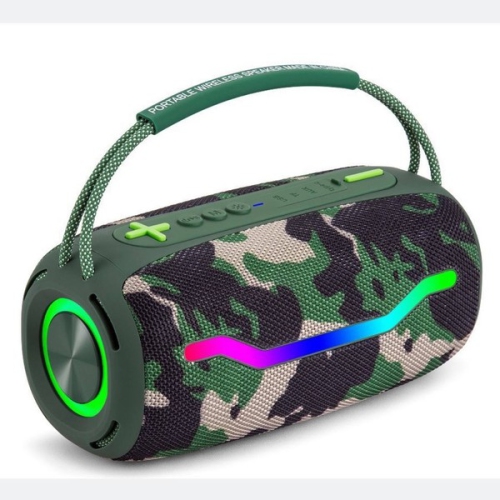 Camouflage military-grade Bluetooth speaker | outdoor three-proof design | portable subwoofer | camping party music companion