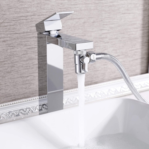 Faucet Water Switching Valve, All-Copper Diverter for Kitchen or Bathroom Sink