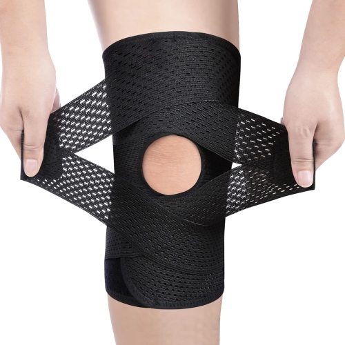 Meniscus Knee Brace, Lightweight Breathable Support Brace for Knee Pain, Fits 68-82kg