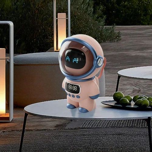 Music speaker astronaut WIFI speaker ABS AI smart chip speaker alarm clock setting multi-purpose