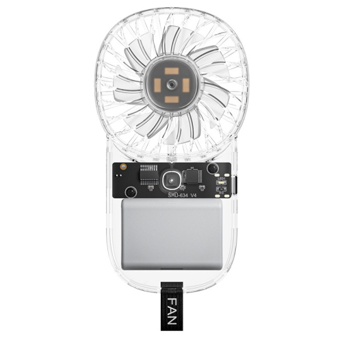 THE WAY  Card Fan Mini Transparent Gift USB Small Fan Outdoor Portable Colorful Light Handheld Fan Portable Cooling Mini Transparent Handheld Fan