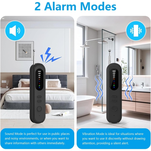 2025 Dernière version mise à jour Détecteur de caméra caché, Détecteur de caméra Spy Camera Finder Anti-Sneak Shooting Anti-Localisation