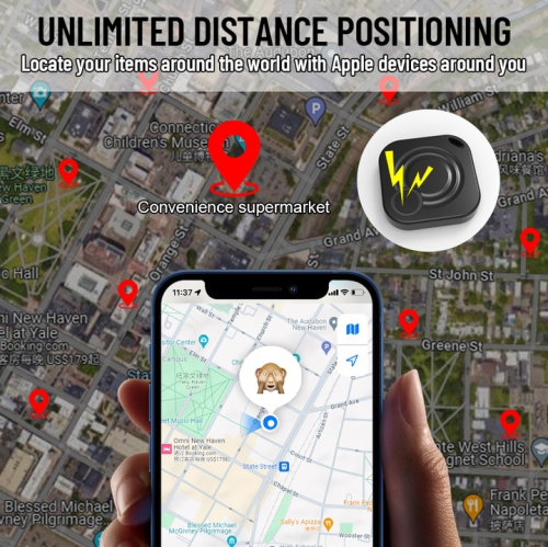 Hot selling FindMy certified Bluetooth anti-lost device global locator pet tracker replaces AirTag, applicable platform Apple iOS platform Find My