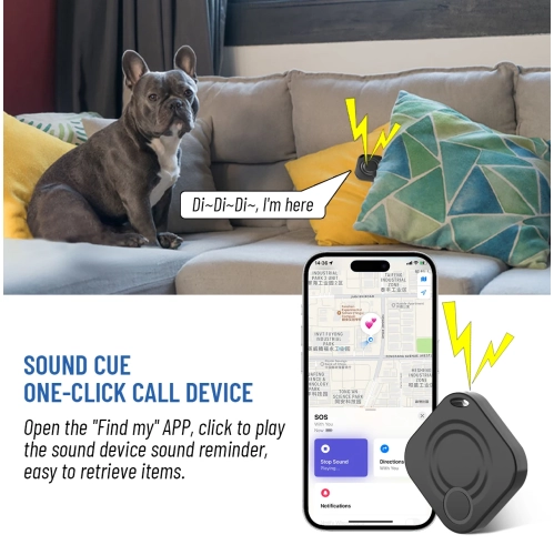 Hot selling FindMy certified Bluetooth anti-lost device global locator pet tracker replaces AirTag, applicable platform Apple iOS platform Find My