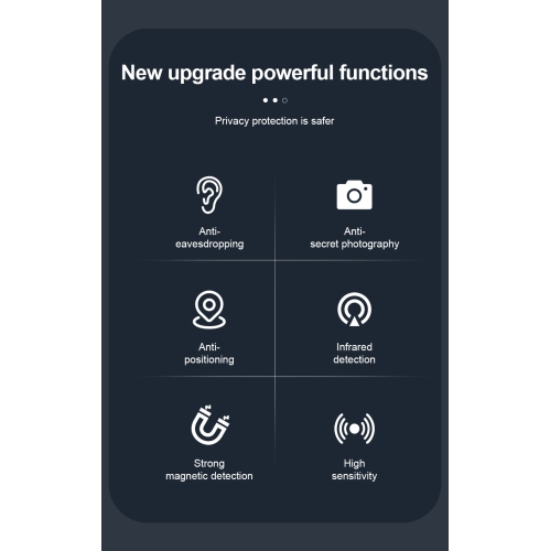 Détecteur de caméra T011, détecteur anti-peeping, détecteur GPS anti-positionnement, détecteur anti-surveillance, détection magnétique, Détecteur