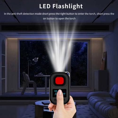 T03 avec détecteur d'écran de voyage anti-peeping détecteur de conférence anti-positionnement détecteur magnétique anti-surveillance détecteur GPS