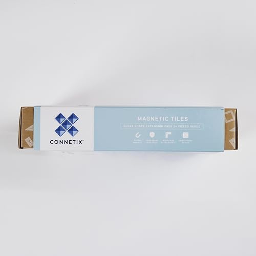 CONNETIX Clear Shape Expansion Pack, 24 Pieces