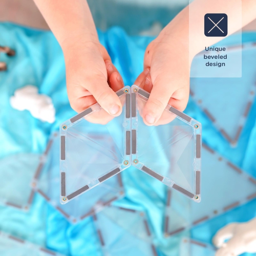 CONNETIX Clear Shape Expansion Pack, 24 Pieces