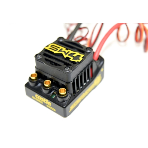 Castle Creations Sidewinder 4 Sensorless ESC Upgrade for 1/10 RC Vehicles,Unisex Adult, Black