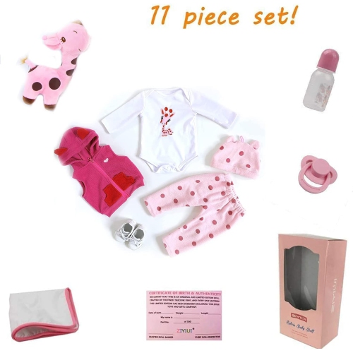 SYP 24 Inch 60 cm Reborn Baby Doll Girl Soft Vinyl Silicone Realistic Toddler Newborn Doll Reborn Babies Birthday Xmas..