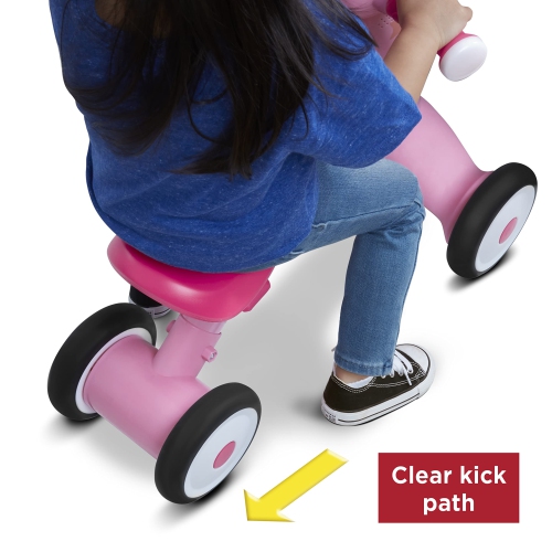 Radio Flyer Lil' Racers: Sparkle The Unicorn Ride on Toy, for Ages 1-3, Pink Toddler Ride on Toy