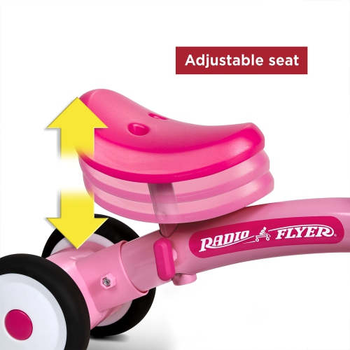Radio Flyer Lil' Racers: Sparkle The Unicorn Ride on Toy, for Ages 1-3, Pink Toddler Ride on Toy