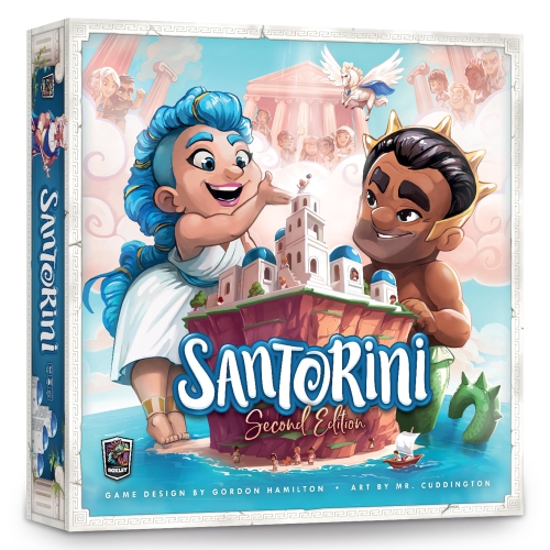 Santorini: Second Edition - an Elegant, Accessible Strategy Game Based in Greek Mythology | Ages 8+ | Plays in 20 Minu..