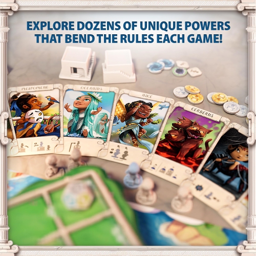 Santorini: Second Edition - an Elegant, Accessible Strategy Game Based in Greek Mythology | Ages 8+ | Plays in 20 Minu..