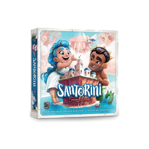Santorini: Second Edition - an Elegant, Accessible Strategy Game Based in Greek Mythology | Ages 8+ | Plays in 20 Minu..