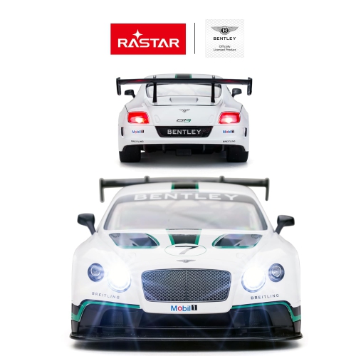RASTAR RC Cars 1/14 Bentley Continental GT3 Toy Vehicles Racing Cars Bentley Remote Control Car for Kids Adults, 2.4G