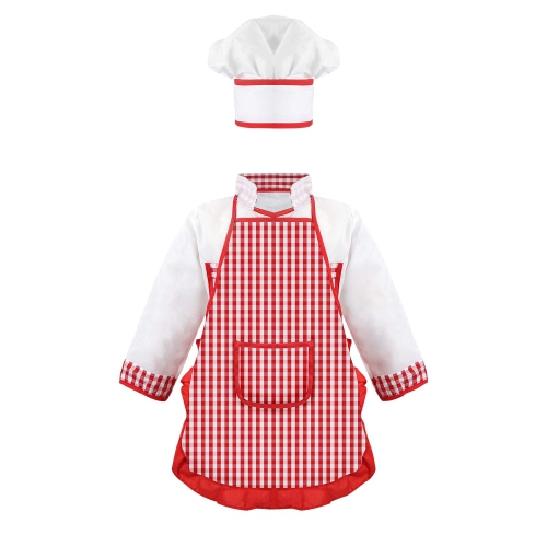 Sinuo Boy's Dress Up Costumes Trunk Set 11pcs, Pirate, Chef, Construction Worker, Policeman Costume Fit Kids Age from ..