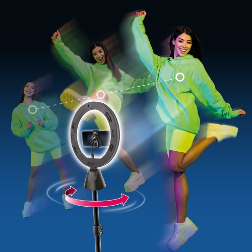 Canal Toys Studio Creator 360 Video Maker Kit, Green Screen and Tripod, Face and Motion Tracker, 10" Light Ring, Multi..