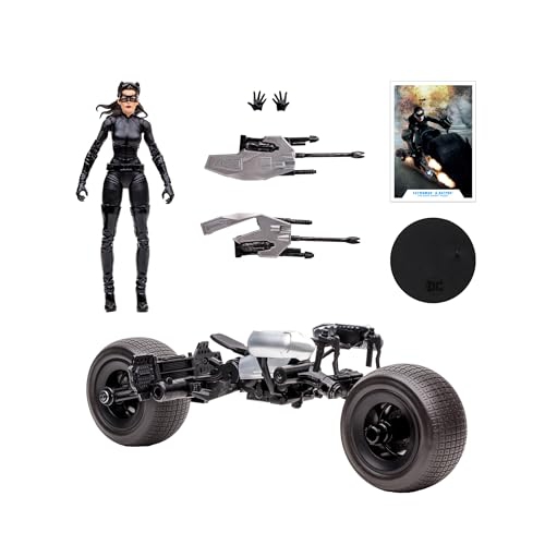 DC Multiverse Catwoman and Batpod 7in Action Figure and Vehicle McFarlane Toys Gold Label