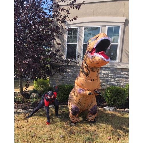 RETRO JUMP Halloween Inflatable Dinosaur Costume Kids Halloween Costume Cosplay Fancy Dress