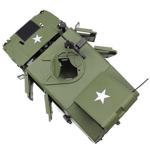 Fisca 1/18 Scale Model Car Metal Diecast Military Armored Vehicle Battlefield Truck