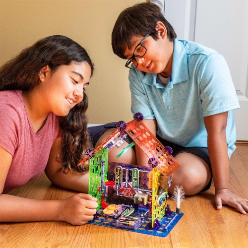Snap Circuits My Home Plus Electronics Building Kit for Kids Ages 8 and Up