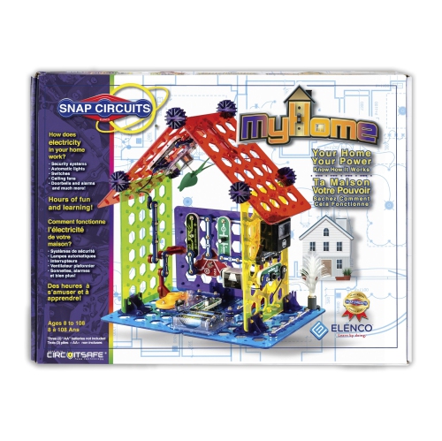 Snap Circuits My Home Plus Electronics Building Kit for Kids Ages 8 and Up