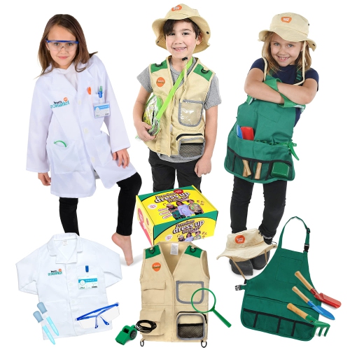 Born Toys Outdoor Explorer Kit for Kids & Dress Up & Pretend Play Costume for Ages 3-7