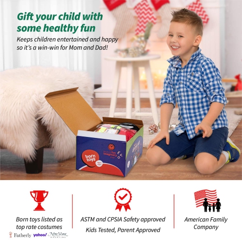 Born Toys Outdoor Explorer Kit for Kids & Dress Up & Pretend Play Costume for Ages 3-7