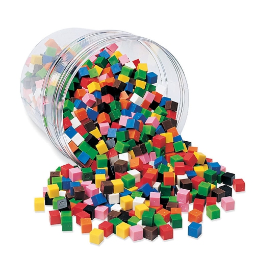 Learning Resources LER2089 Centimeter Cubes, Set of 1000